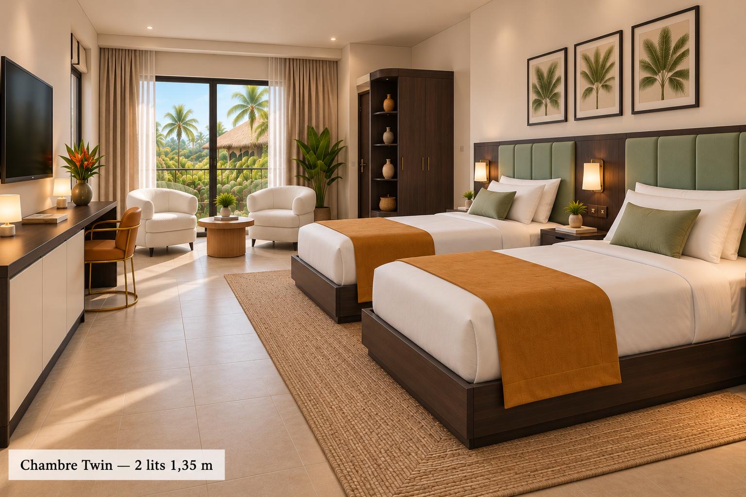 Chambre Twin PÔPAIX